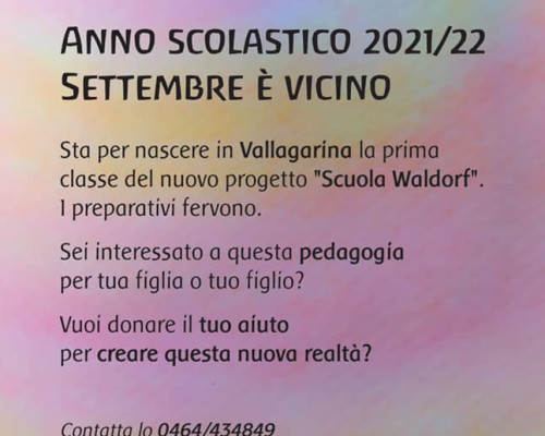 E´ nata la scuola Waldorf!