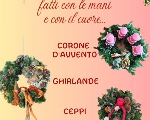 Corone d´Avvento e ghirlande 