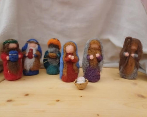 Presepe di Lana cardata